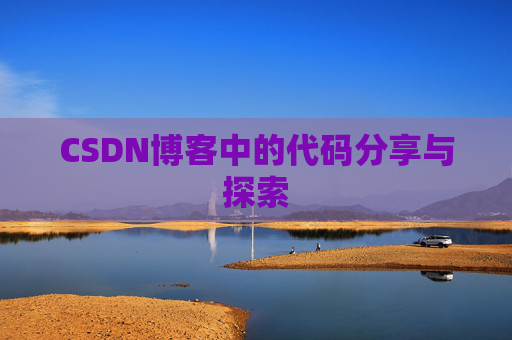 CSDN博客中的代码分享与探索